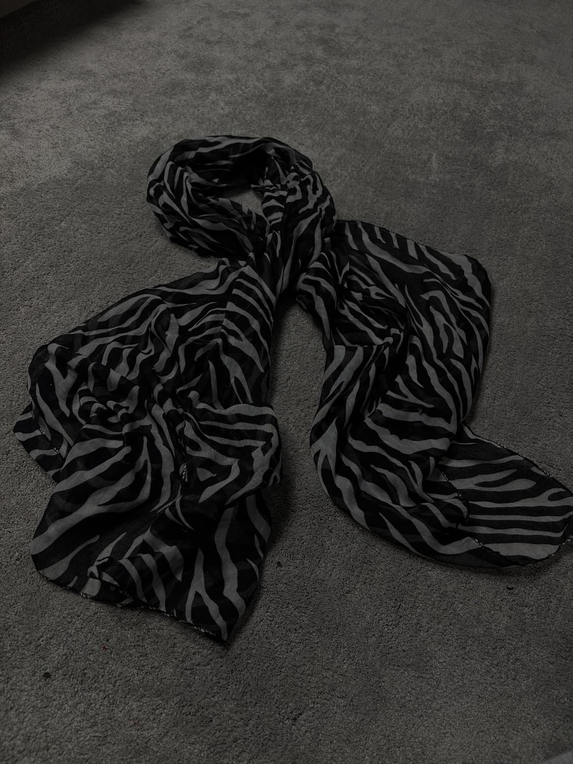 Vintage vkei punk mood leopard  scarf 상품이미지2