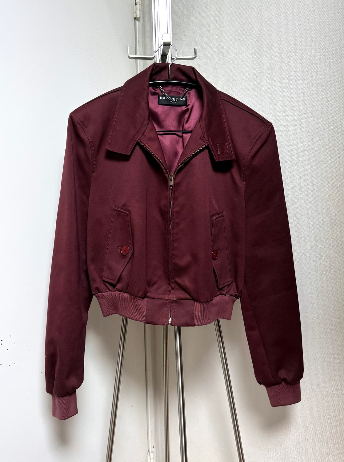발렌시아가 17ss 바라쿠다 헤링턴 자켓 와인 M 상품이미지3