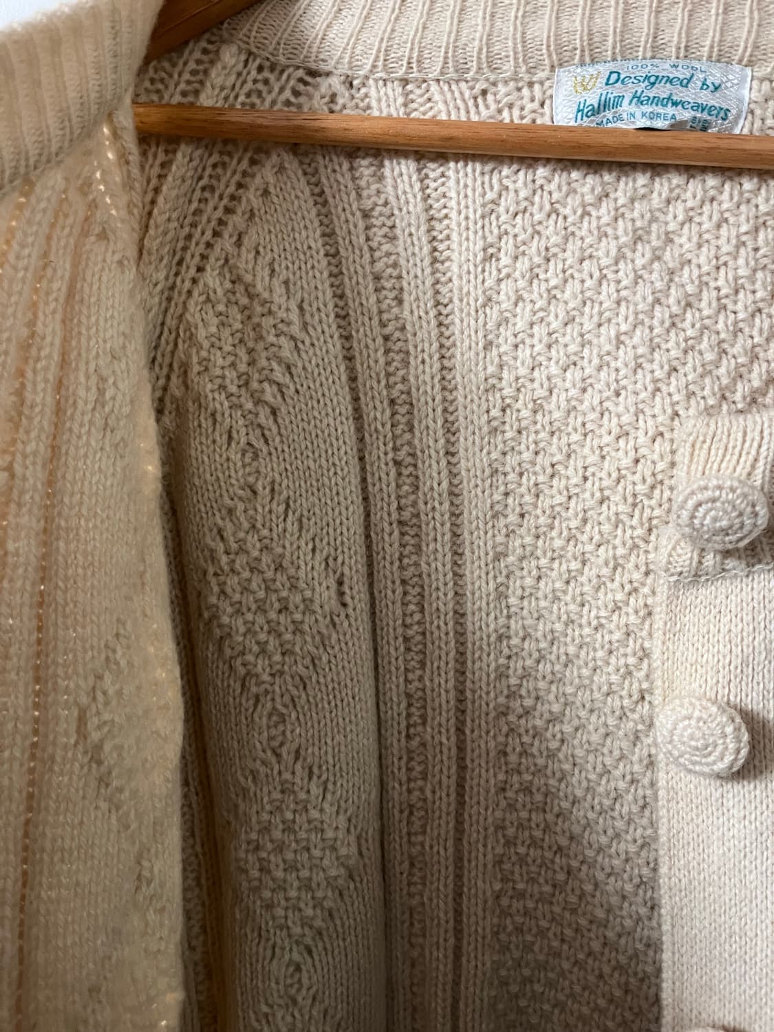 한림수직 케이블 가디건 상품이미지4