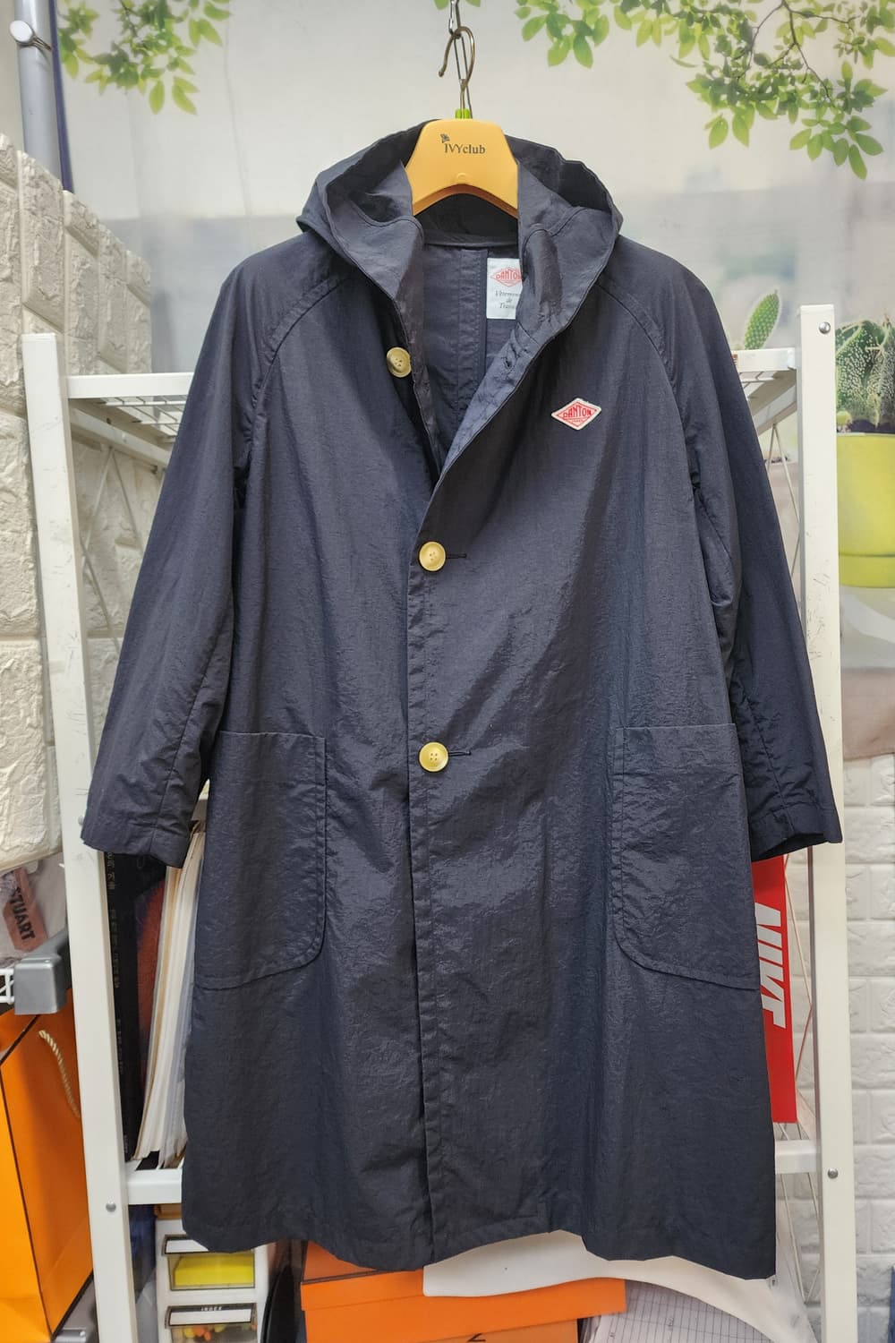 단톤 여성바람막이 55 후드 나일론코트 WM14 상품이미지1