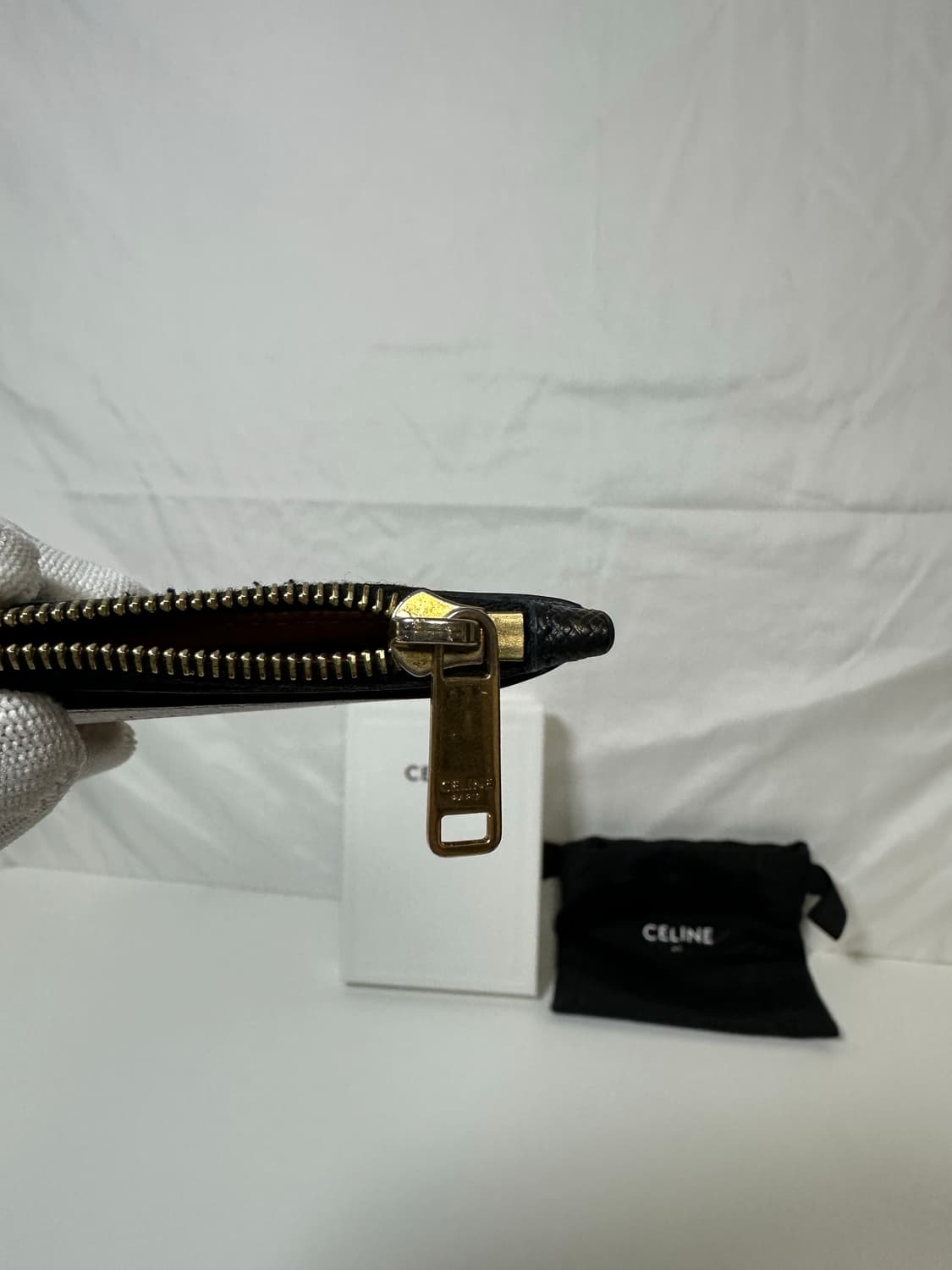 셀린느 트리옹프 캔버스 카드지갑 (OS) 상품이미지7