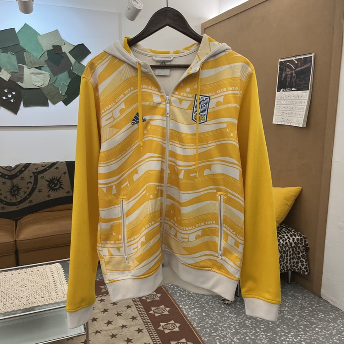 아디다스 희귀 자메이카 유니폼 져지 후드집업 100 C10217 상품이미지3