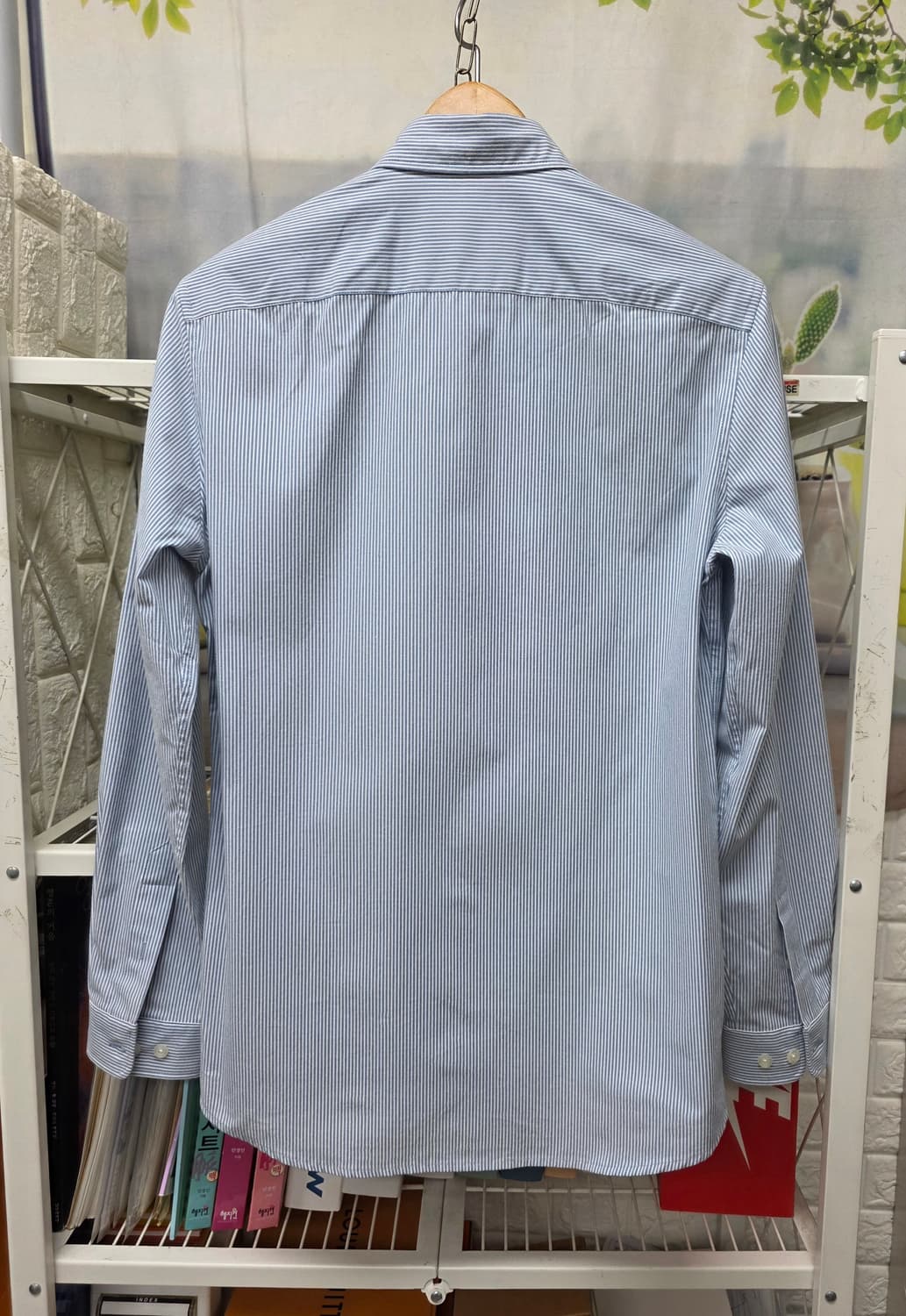 라코스테 남성셔츠 95 스트라이프 긴소매 셔츠 MM54 상품이미지5