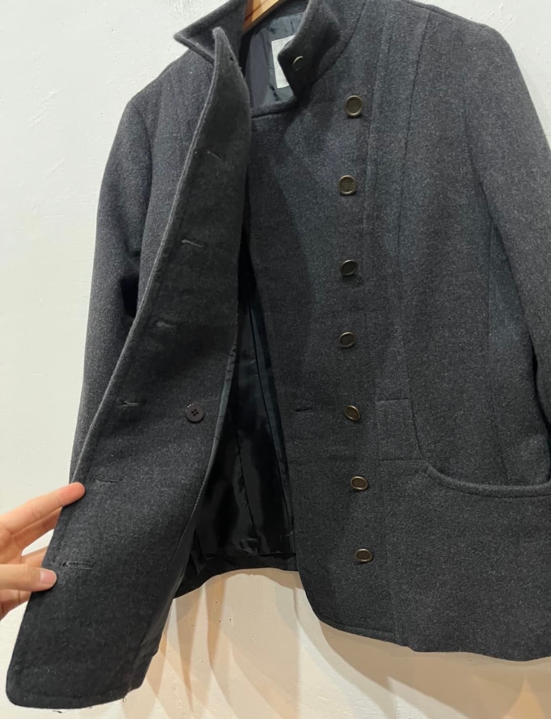 히로코 비스 더블 울 자켓 코트 우먼즈 상품이미지4