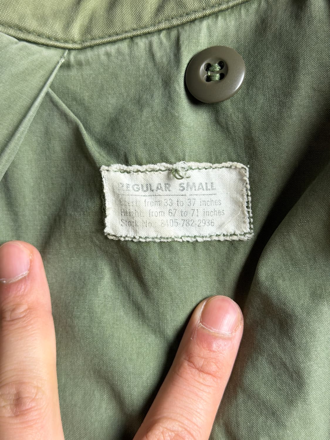 80s 오리지널 M-65 필드자켓 REGUAL SMALL 상품이미지5