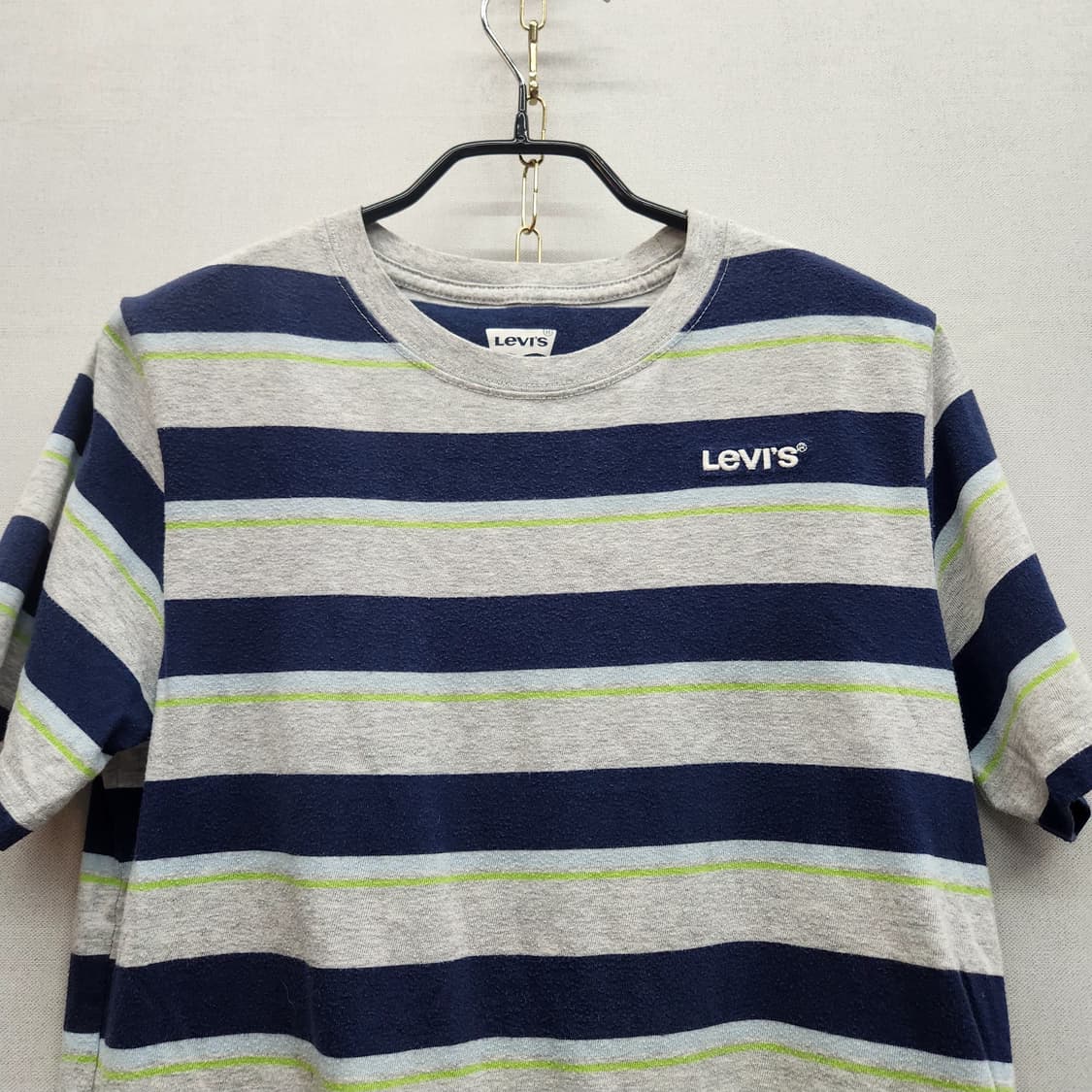 리바이스 스트라이프 로고 반팔티 S 상품이미지2