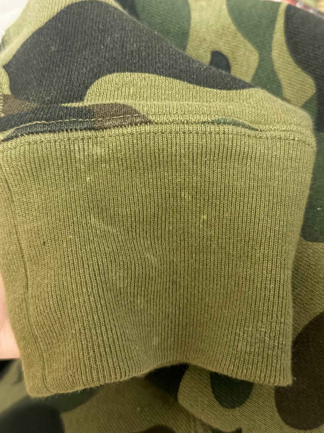 베이프 퍼스트 카모 세퍼레이트 샤크 풀 집 후드 옐로우 상품이미지9