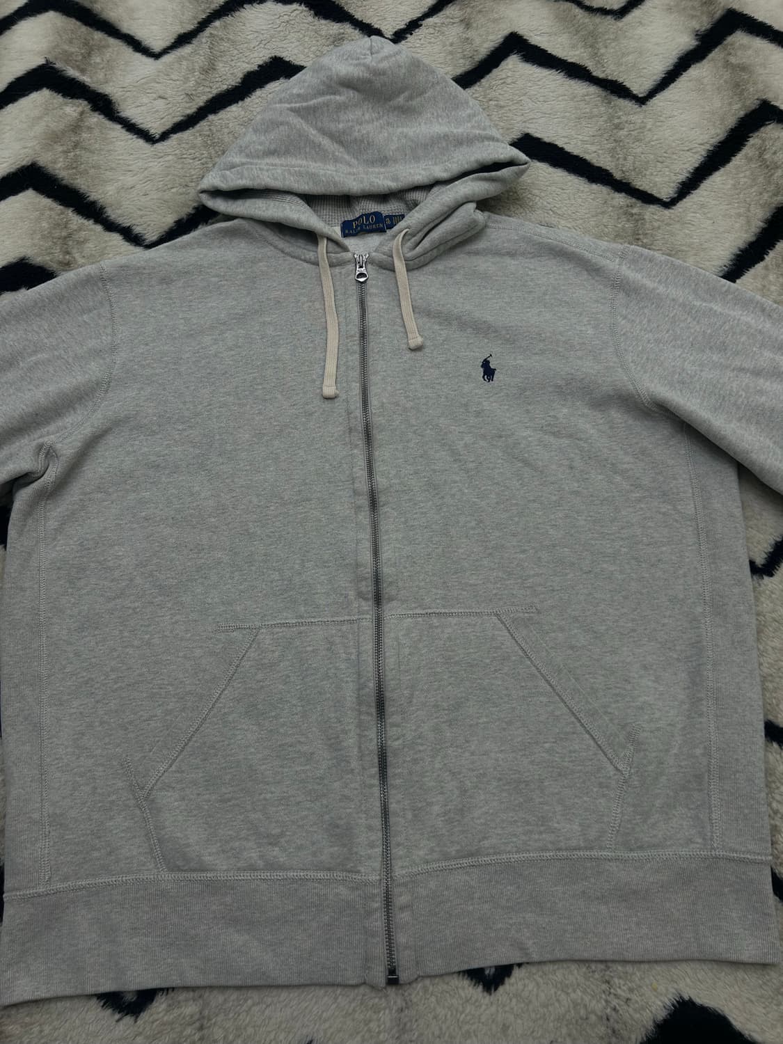 [XL]폴로랄프로렌 후드집업/멜란지그레이/기모 상품이미지3
