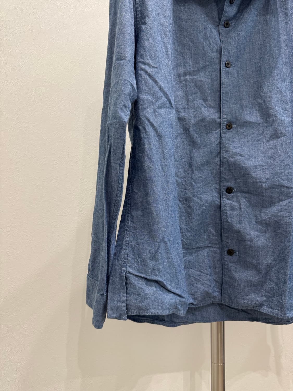 캐피탈 하이넥 닻 라이트 인디고 셔츠 상품이미지4