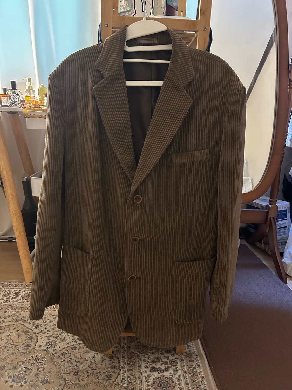 코듀로이 브라운 블레이저 상품이미지2