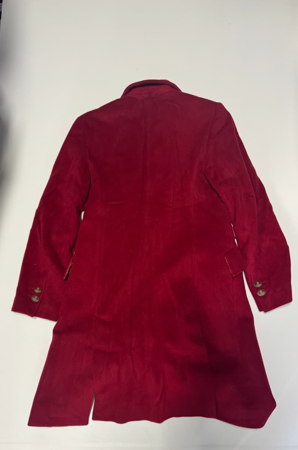 희귀!! 여성 비비안웨스트우드 레드라벨 더블 코트 44 레드 상품이미지3