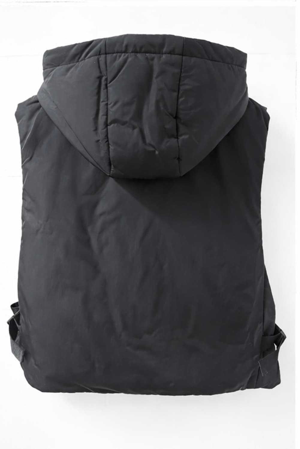 코스 버클 사이드 패딩 후드 조끼 상품이미지4