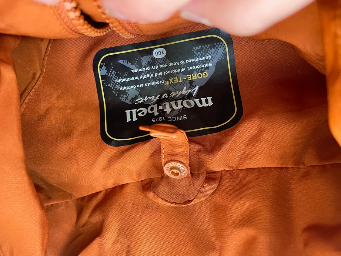 몽벨 고어텍스 테크니컬 벨티드 하드쉘 재킷 상품이미지4