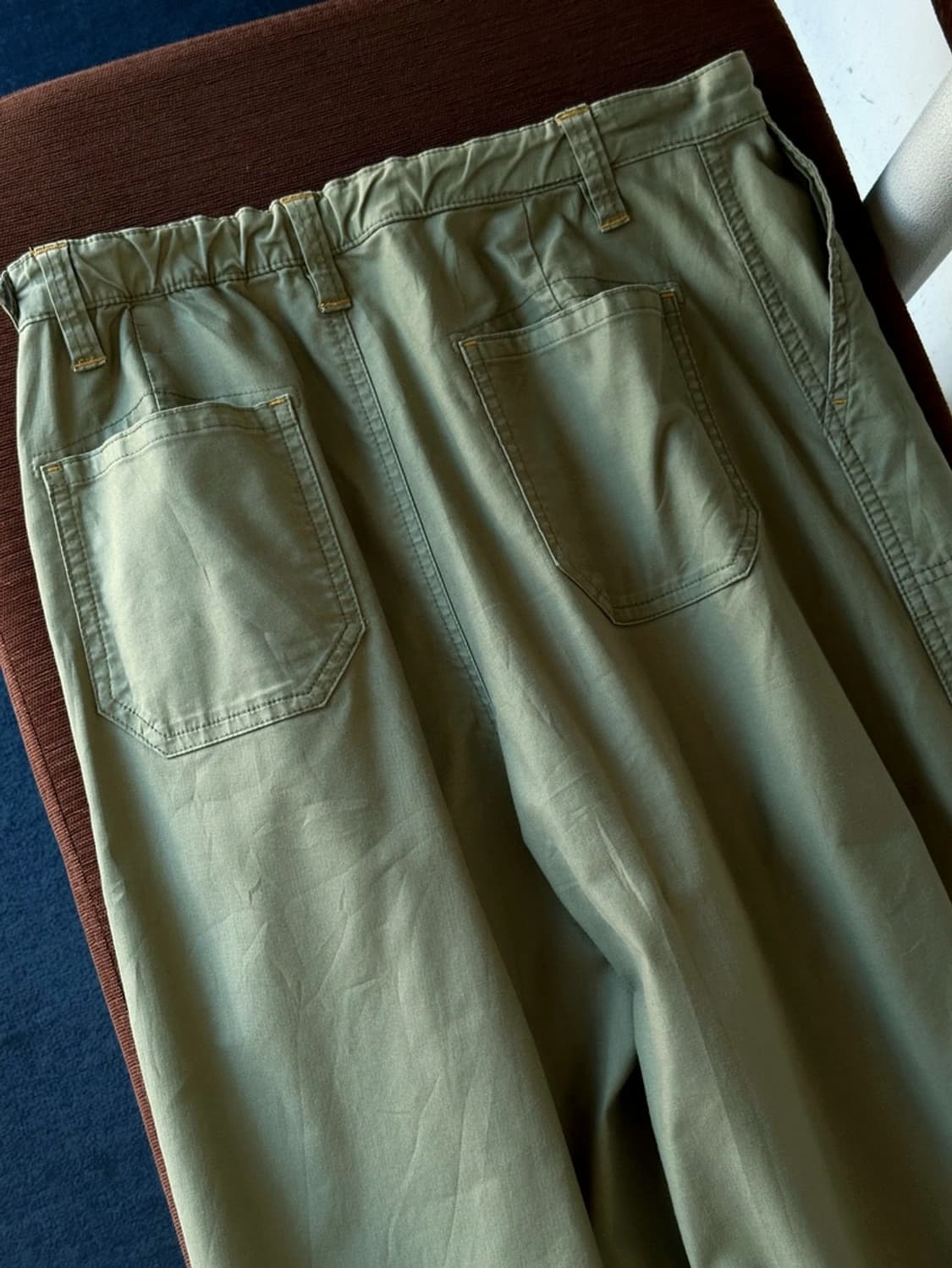 Banded 3/4 fake wrap detail gaucho pants 상품이미지6