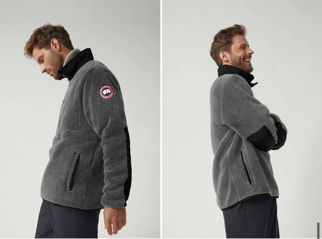 (새상품급)캐나다구스 렌프루 플리스 풀오버 반집업 후리스 그레이 상품이미지9