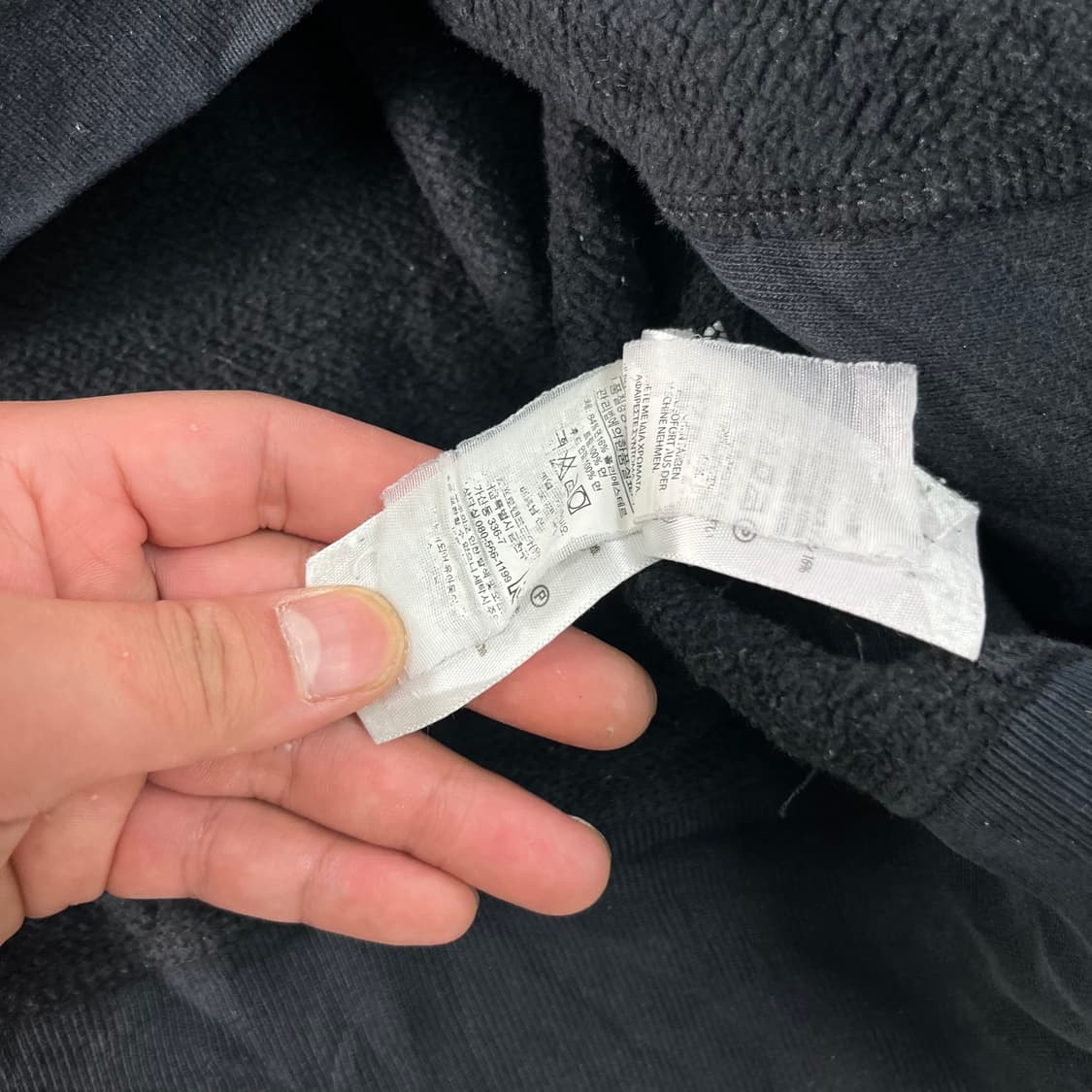 110 폴로랄프로렌 와플 블랙 후드집업  상품이미지6