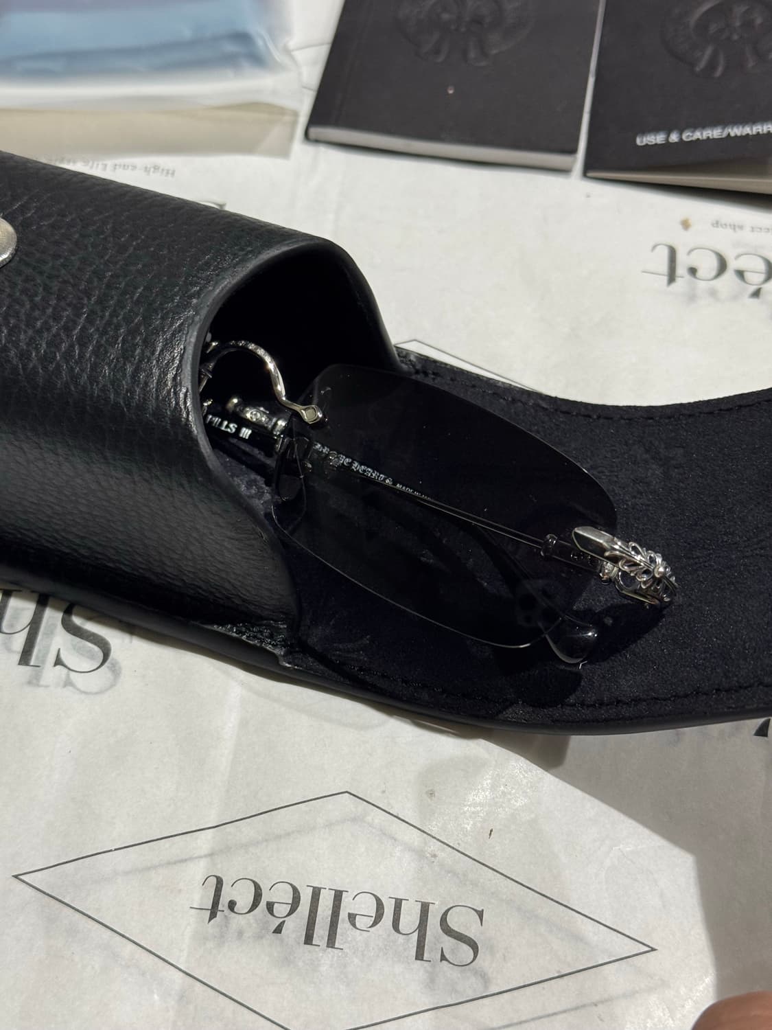 크롬하츠 필스3 실버 선글라스 새상품 상품이미지7