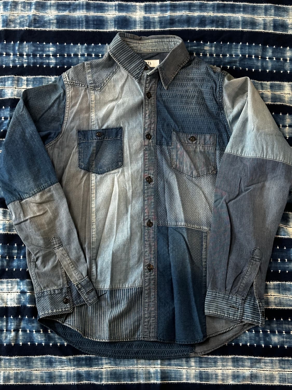 (4) FDMTL 데님패치셔츠 상품이미지1