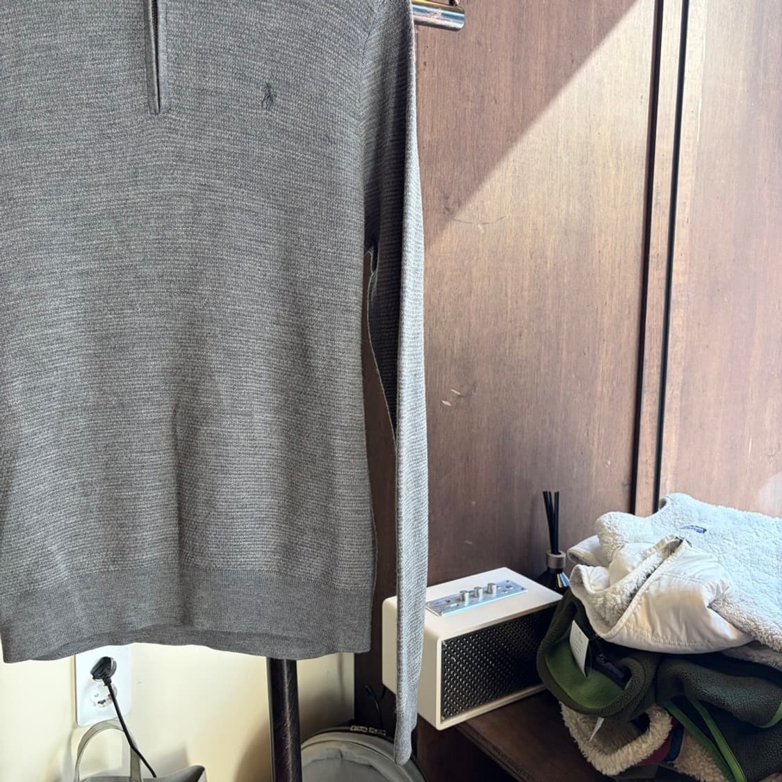 15285 - 폴로 랄프로렌 그레이 반집업 니트 (피마 코튼) 상품이미지4