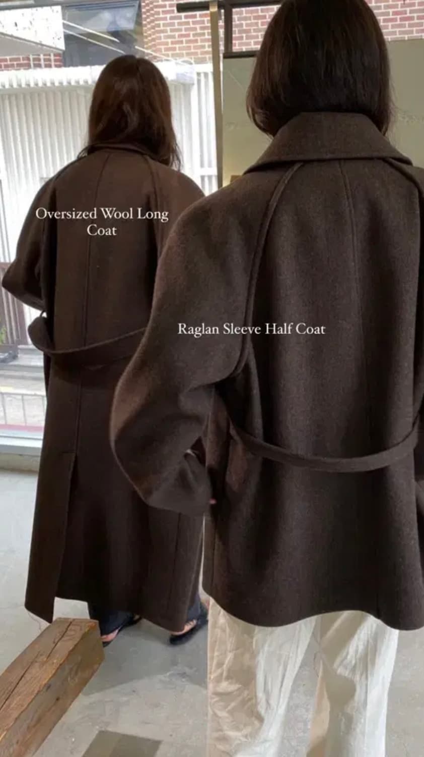 le917  레글런 슬리브리스 하프코트 상품이미지2