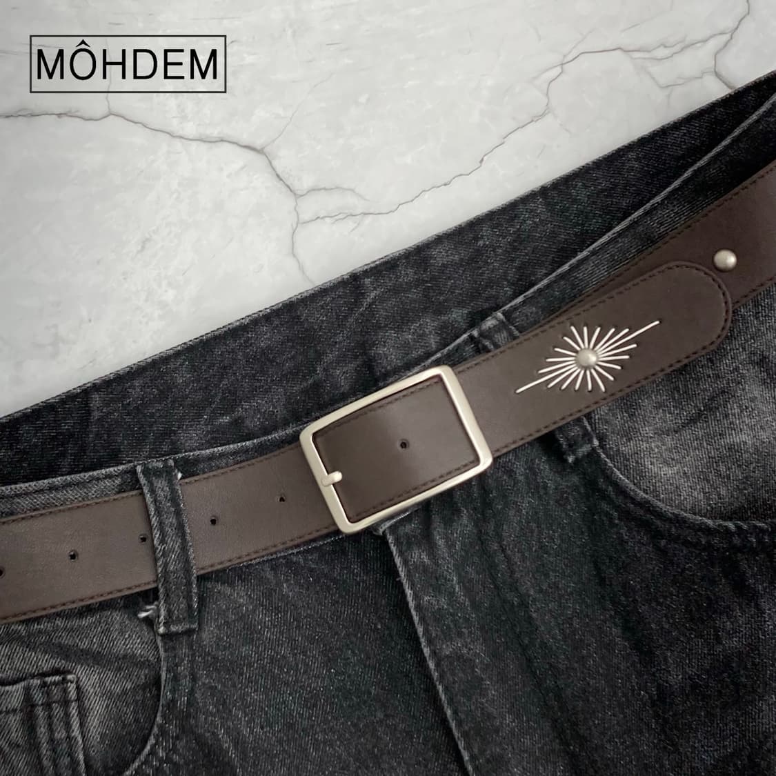 [(Unisex] 웨스턴 클래식 자수 벨트 상품이미지5