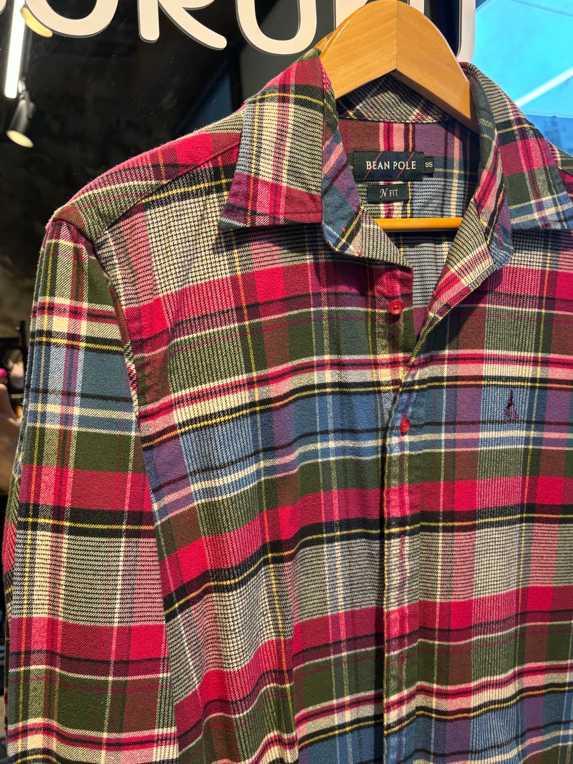 빈폴 체크 셔츠 M 상품이미지2