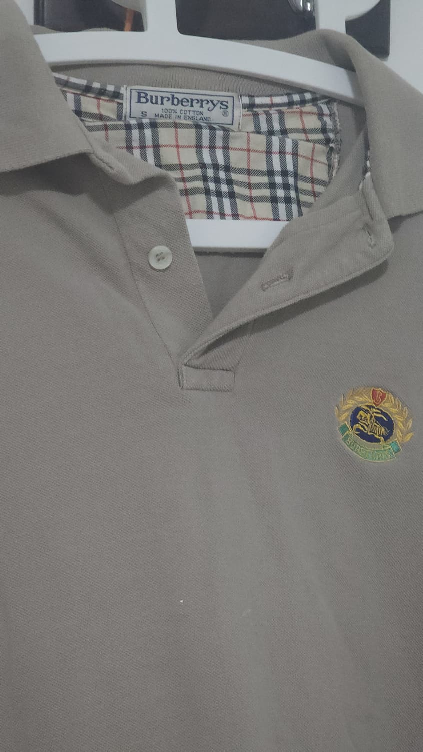 영국 버버리 베이지 긴팔티 S 상품이미지4