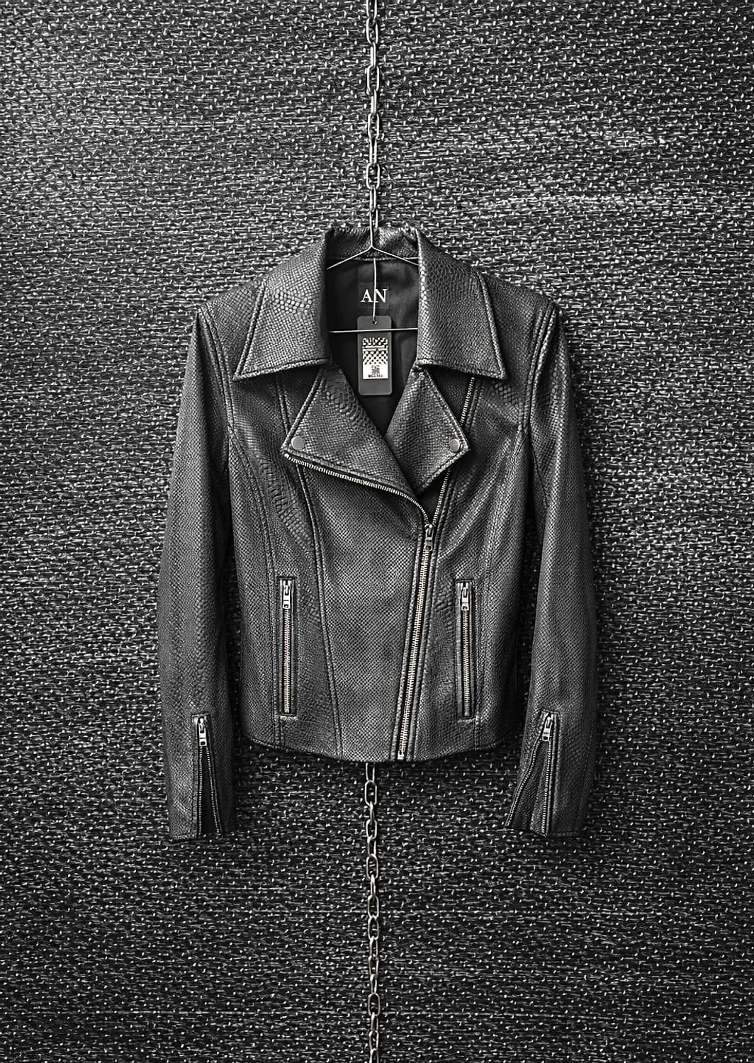 아르마니 익스체인지 뱀피 라이더자켓 상품이미지1