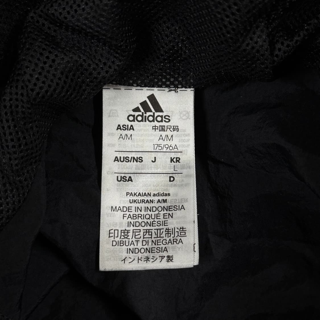 [L] 아디다스 빅로고 아노락 후드 바람막이 집업자켓 상품이미지6