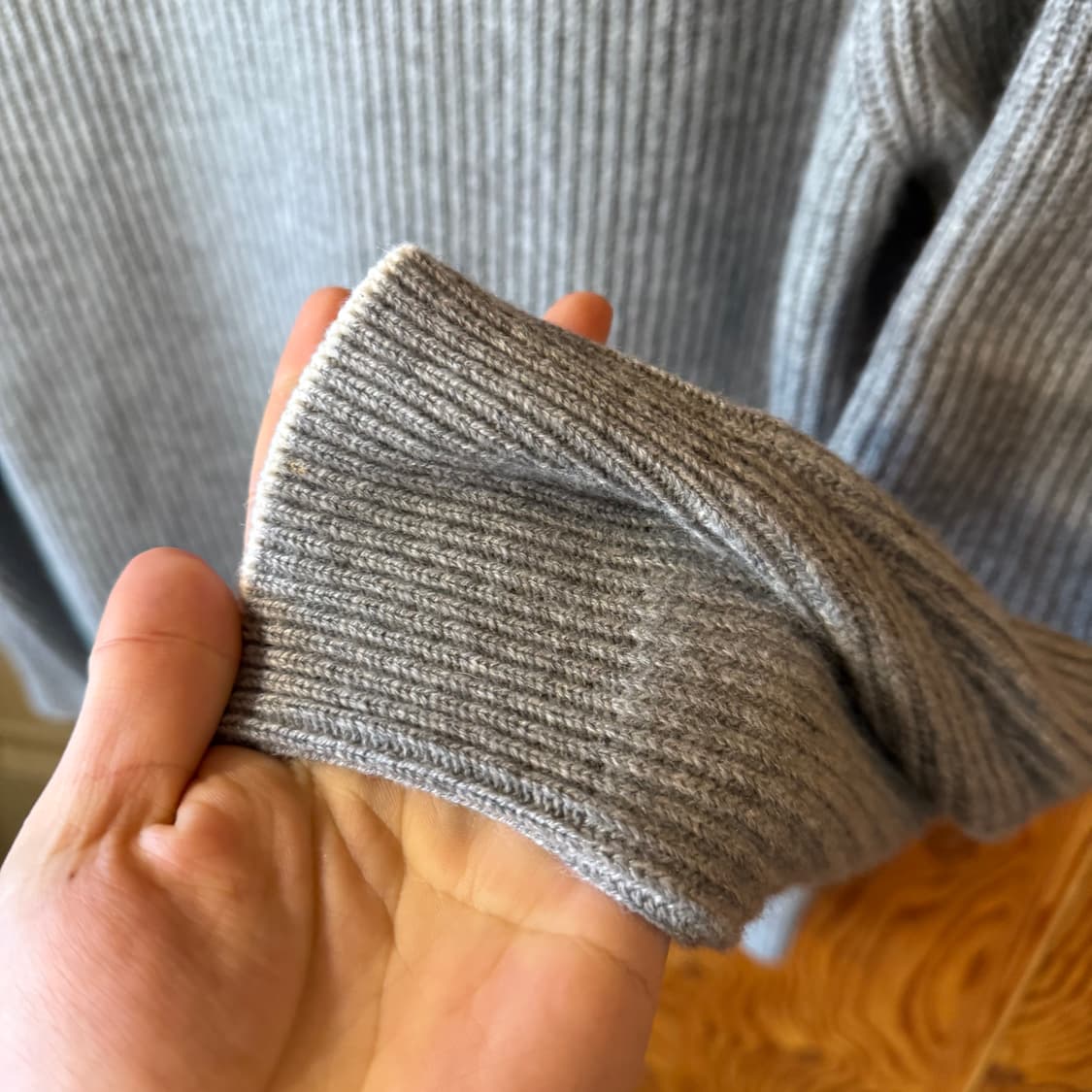 브루넬로 쿠치넬리 24 f/w 리브드 캐시미어 후드  상품이미지9