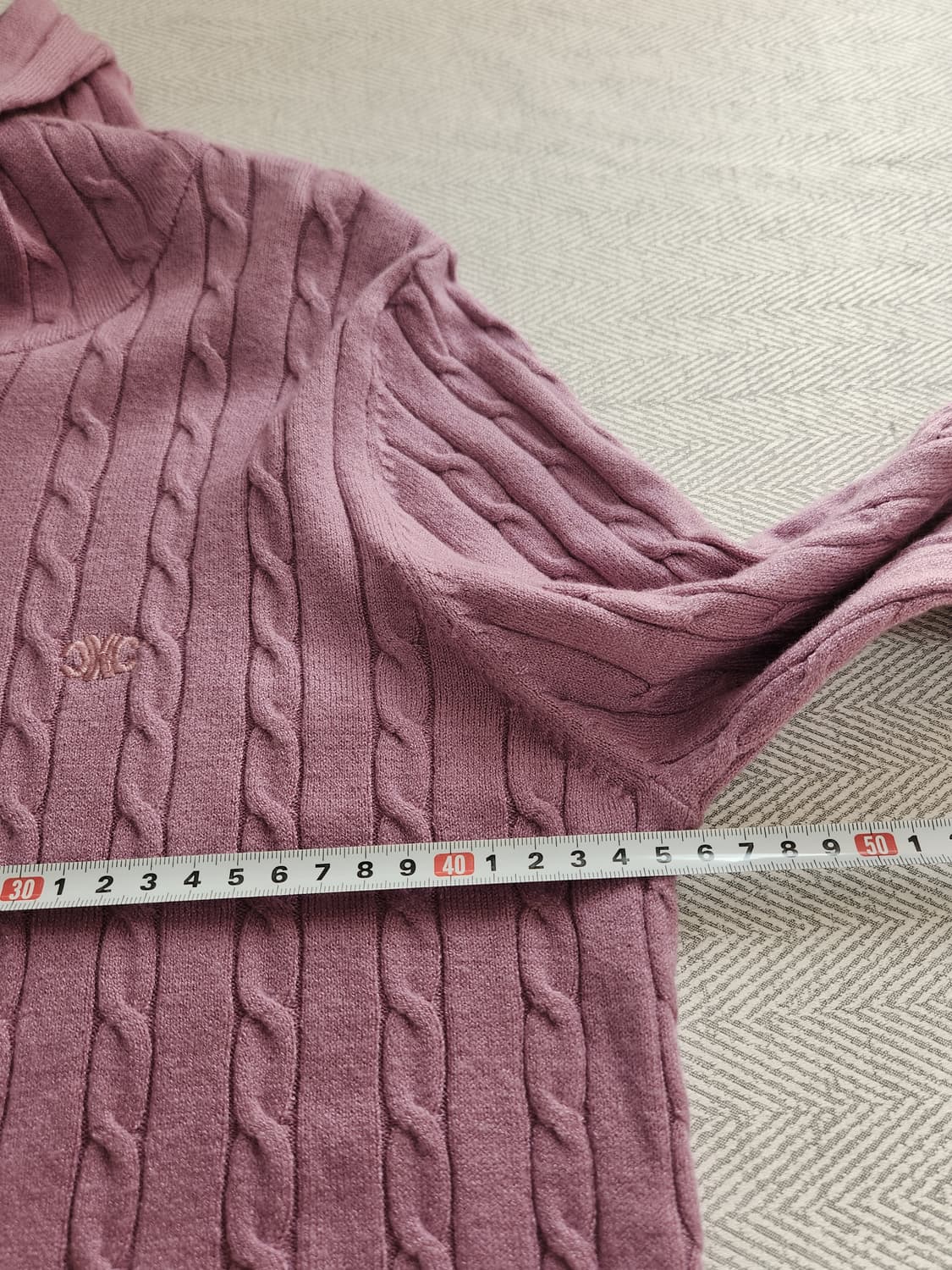 [55] 까사렐 케이블 니트 후드집업 여성 55사이즈 상품이미지7