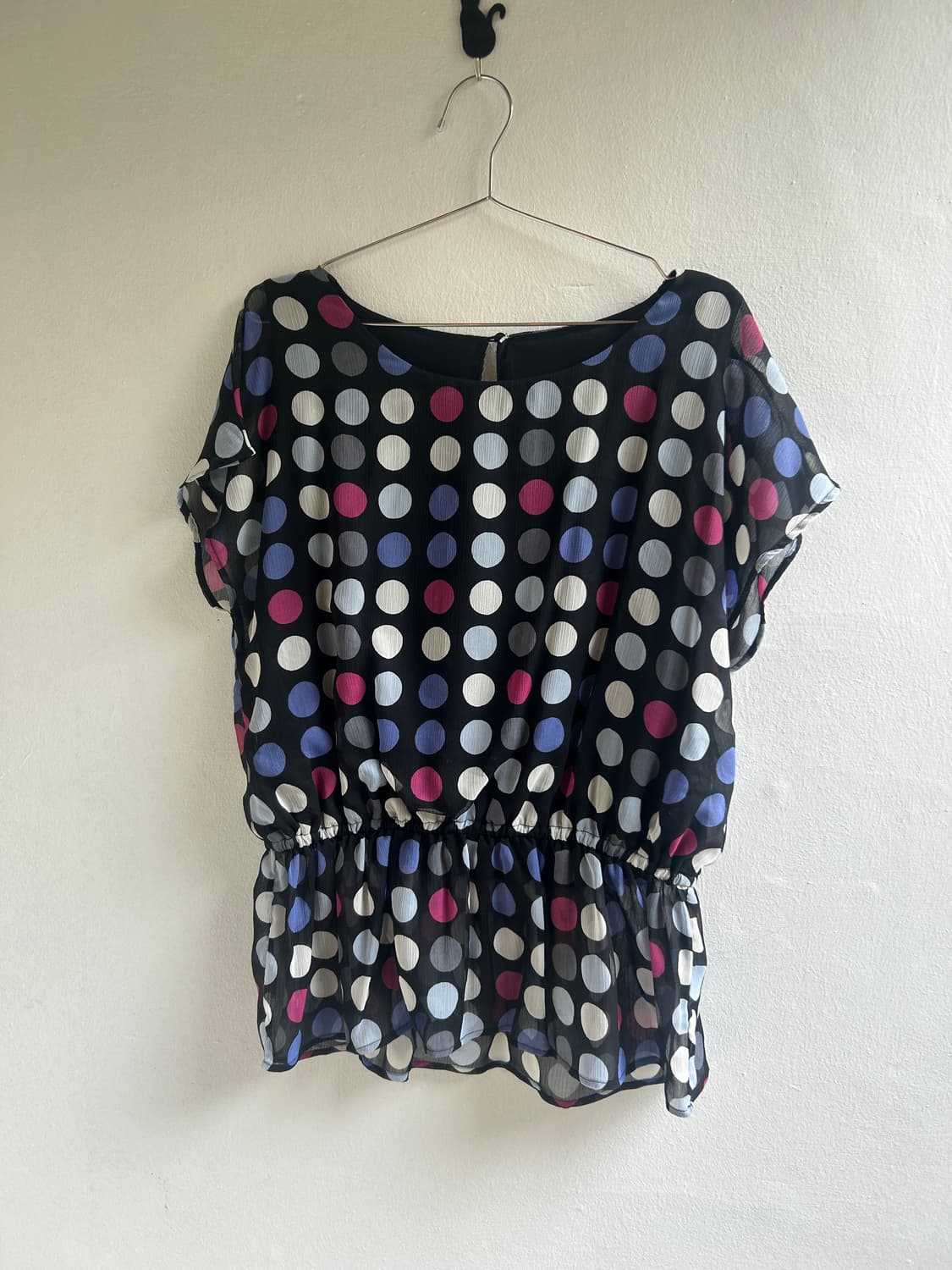 땡땡이 블라우스  상품이미지1