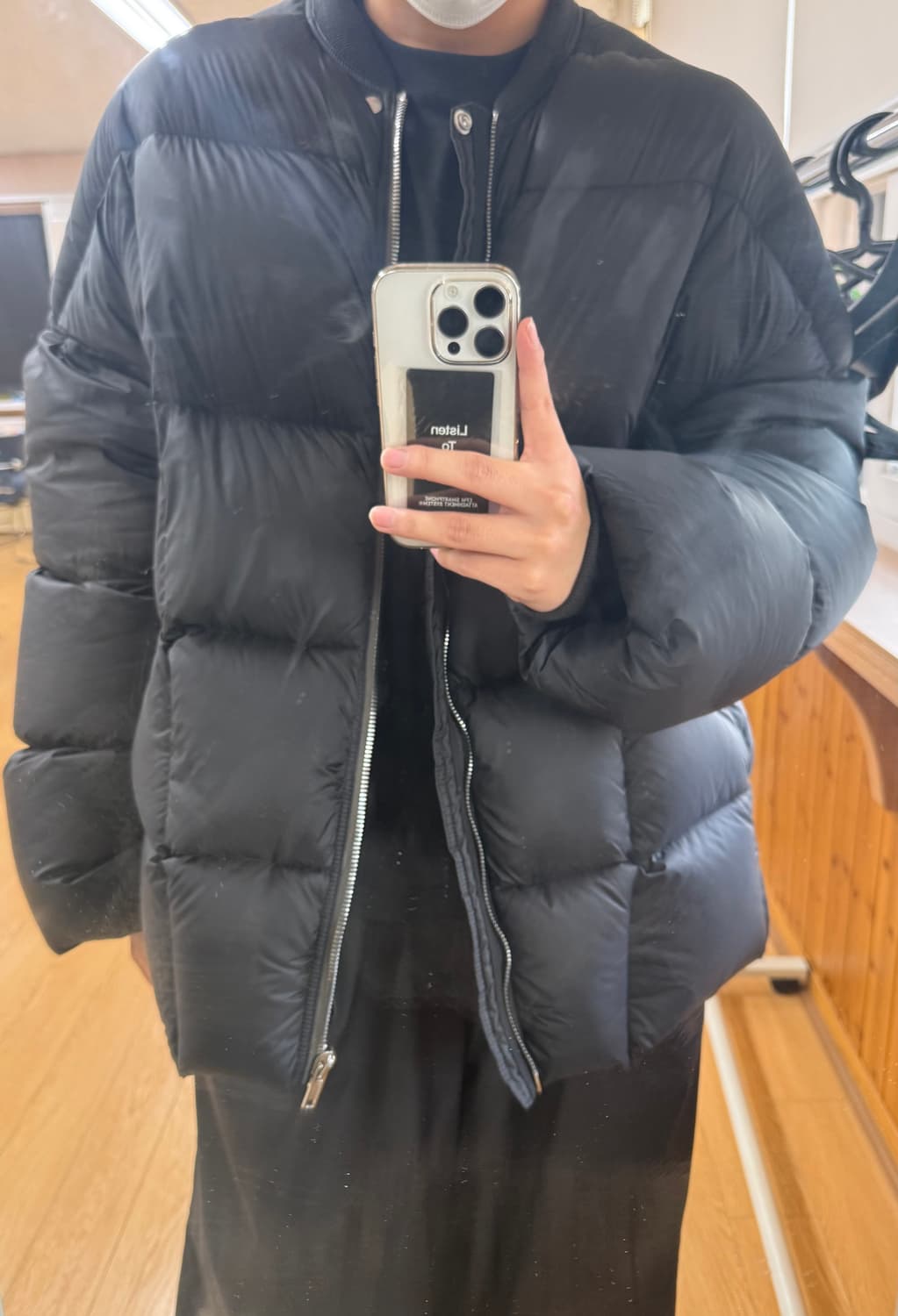 22fw 릭오웬스 플라이트 패딩 48size 상품이미지2