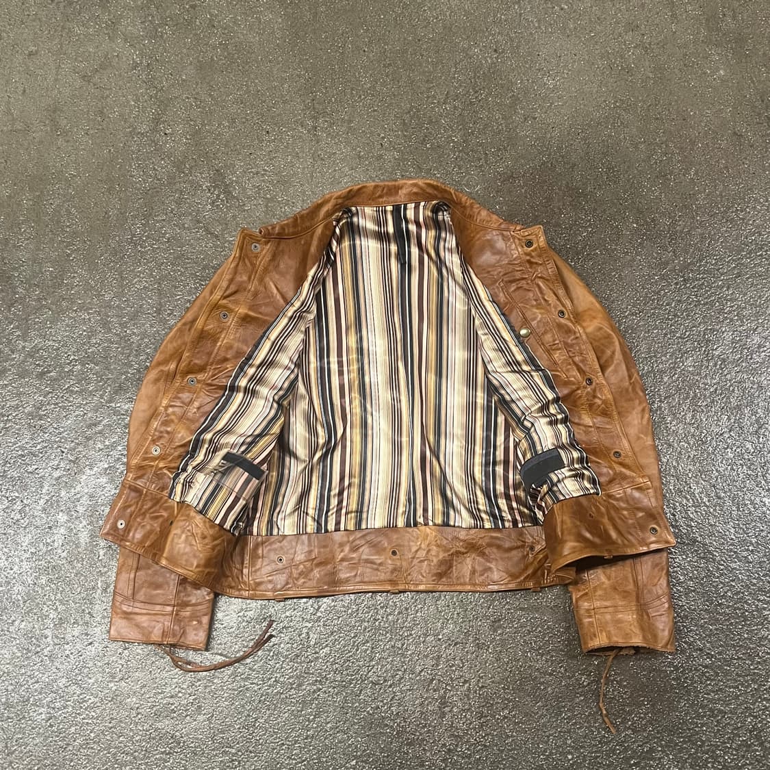 빈티지 웨스턴 레더 자켓 (100) 상품이미지9