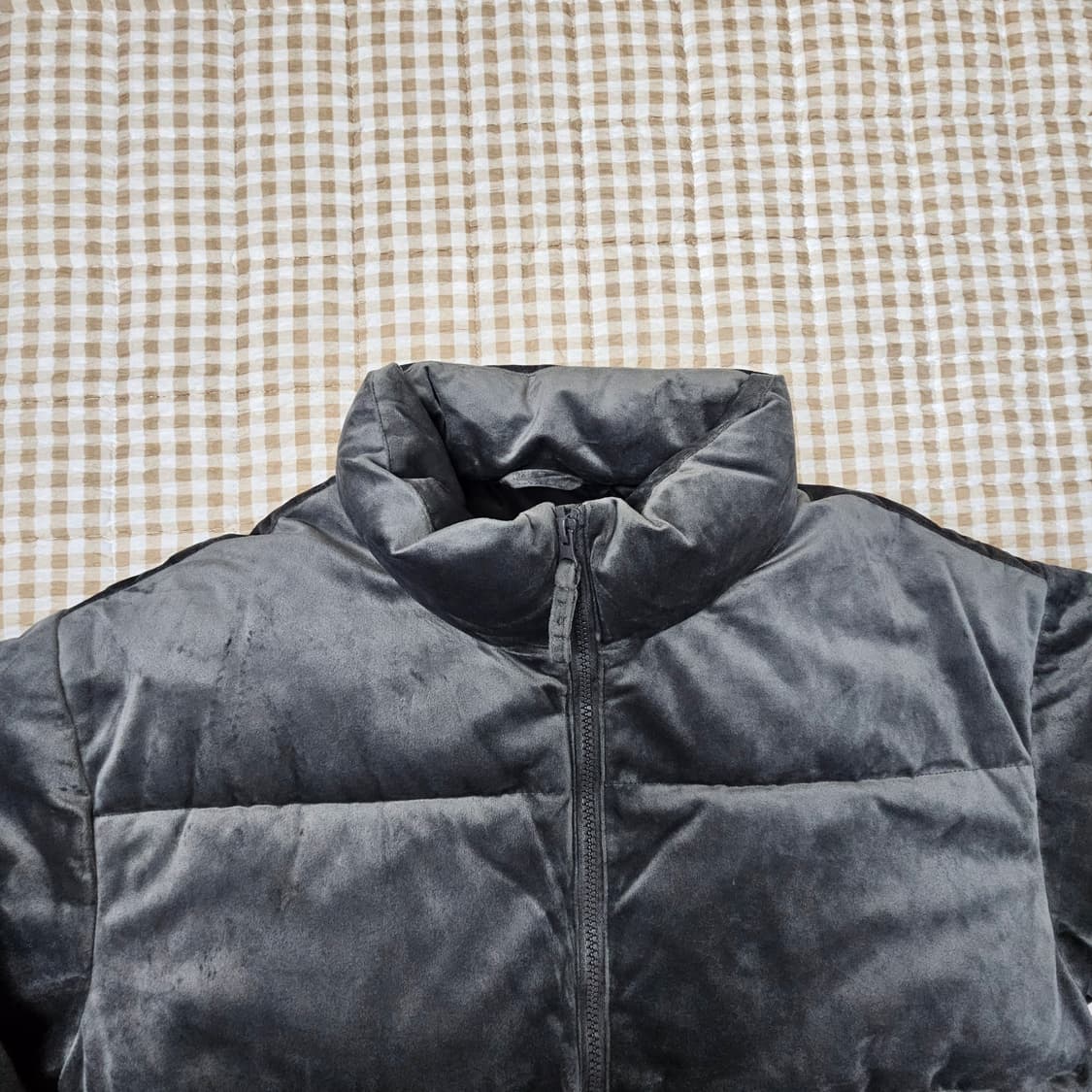 스파오 벨벳 푸퍼 패딩 남자100 상품이미지9