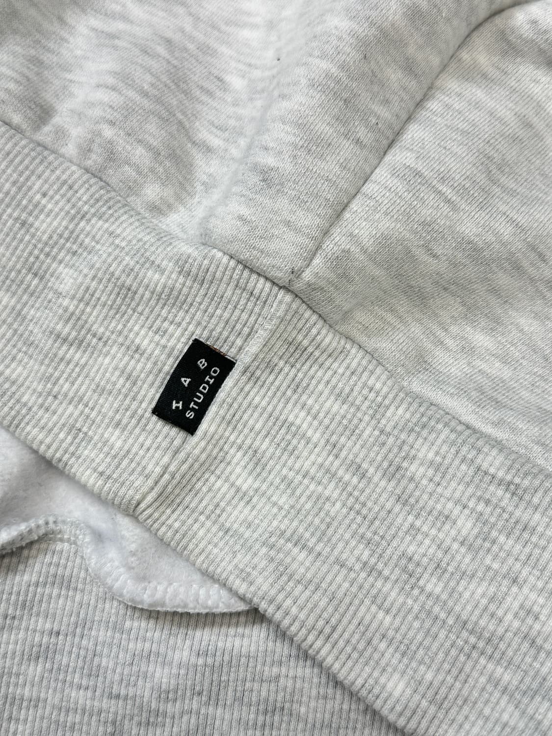 아이앱스튜디오 라이트그레이 하프집업 맨투맨(XL) 상품이미지4