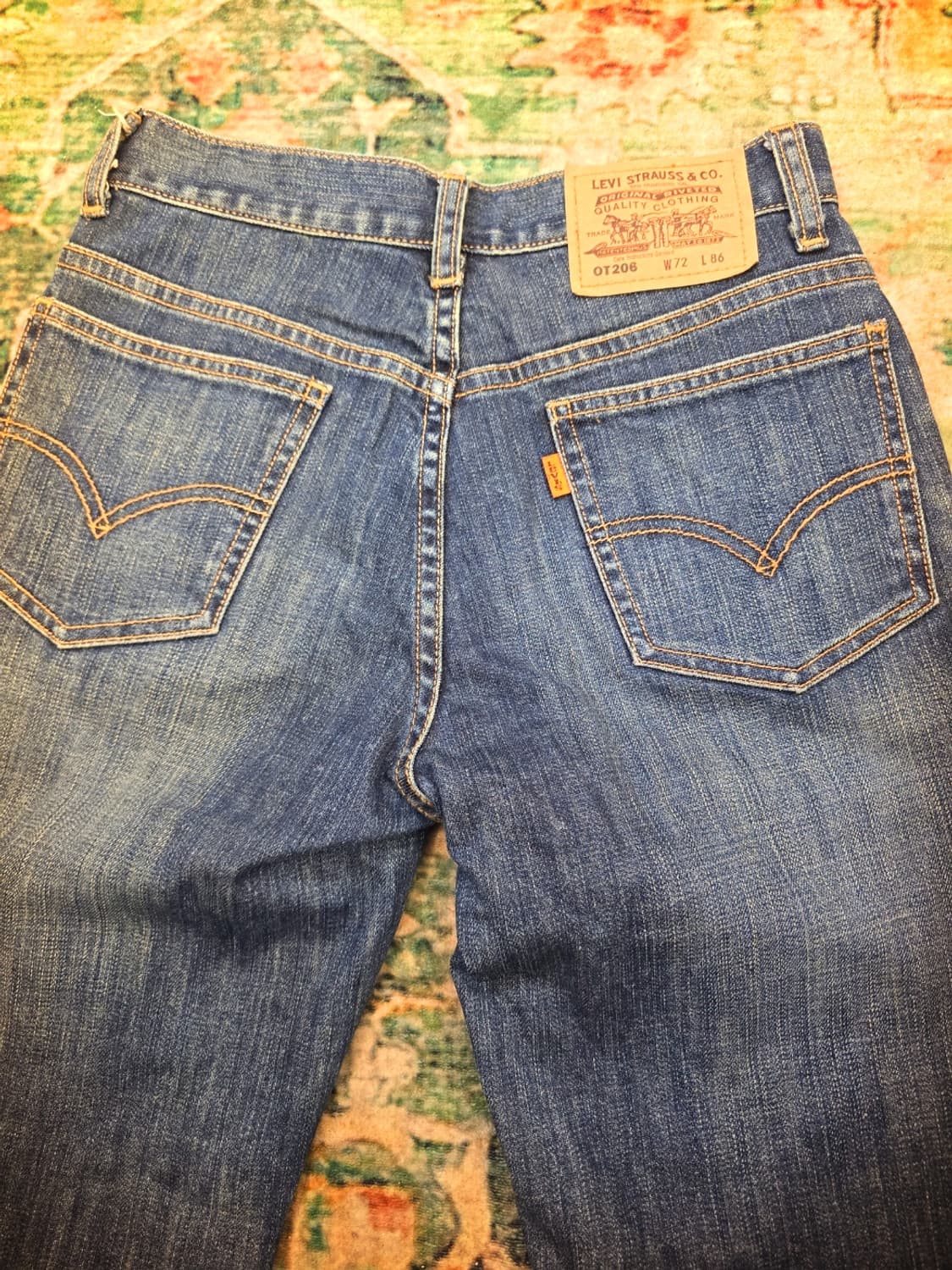 리바이스60s(Levi's)OT206 오렌지 탭 데님 팬츠 상품이미지4