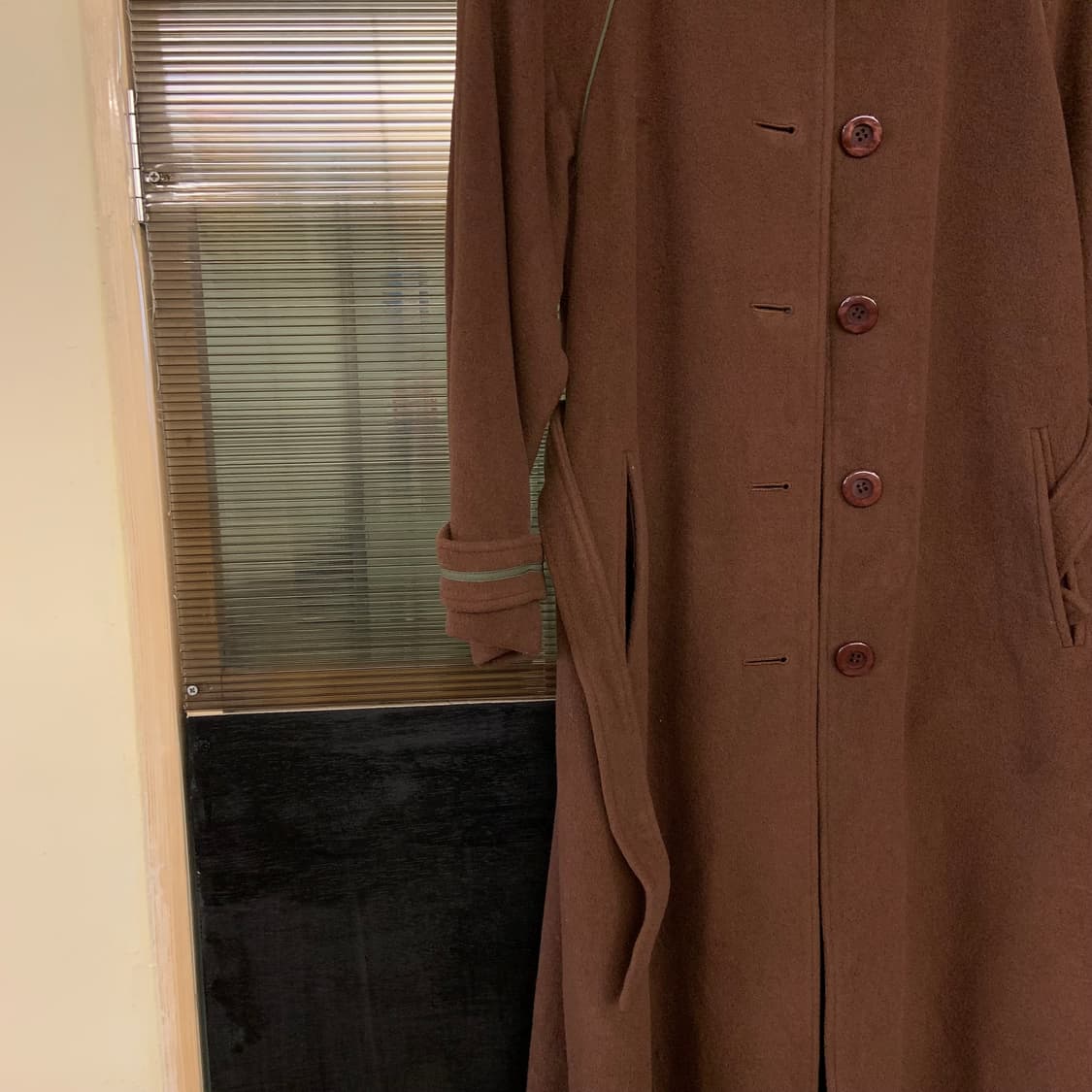 일본 빈티지 울블렌드 코트 상품이미지2