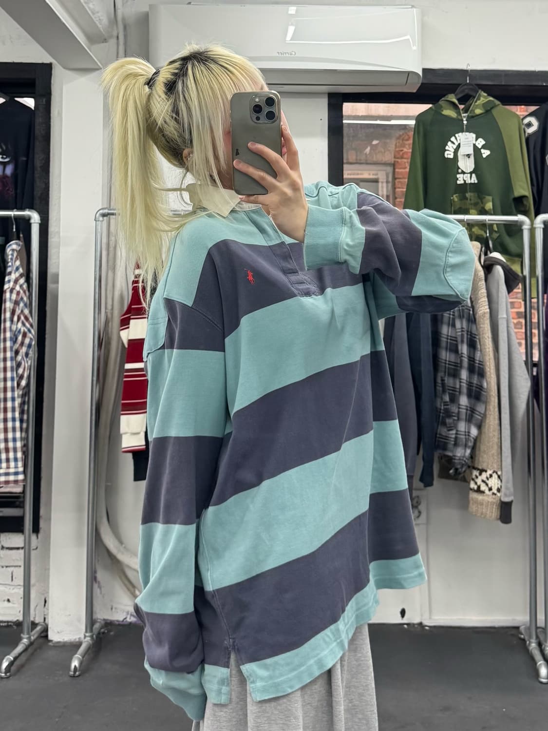 폴로 랄프로렌 90s 엘보우 패치 롱슬리브 상품이미지3