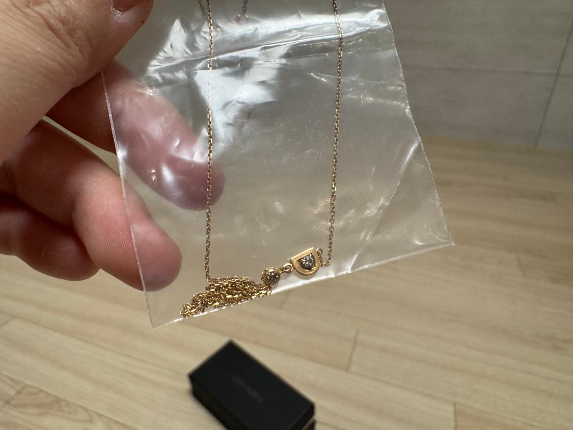 디디에두보 14k 로즈골드 다이아 목걸이 상품이미지6