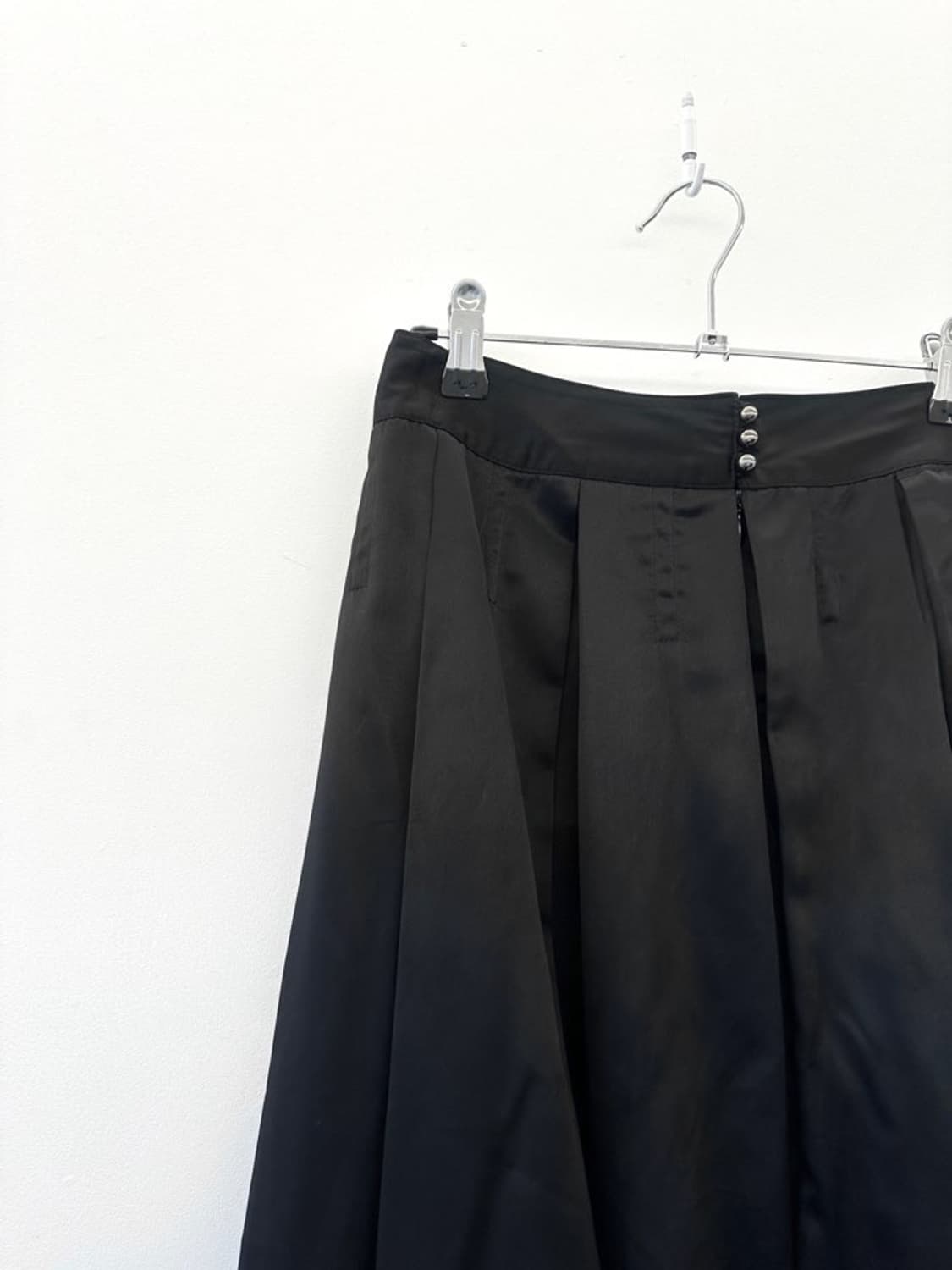 GAMINERIE 3 button suede mix skirt  상품이미지3