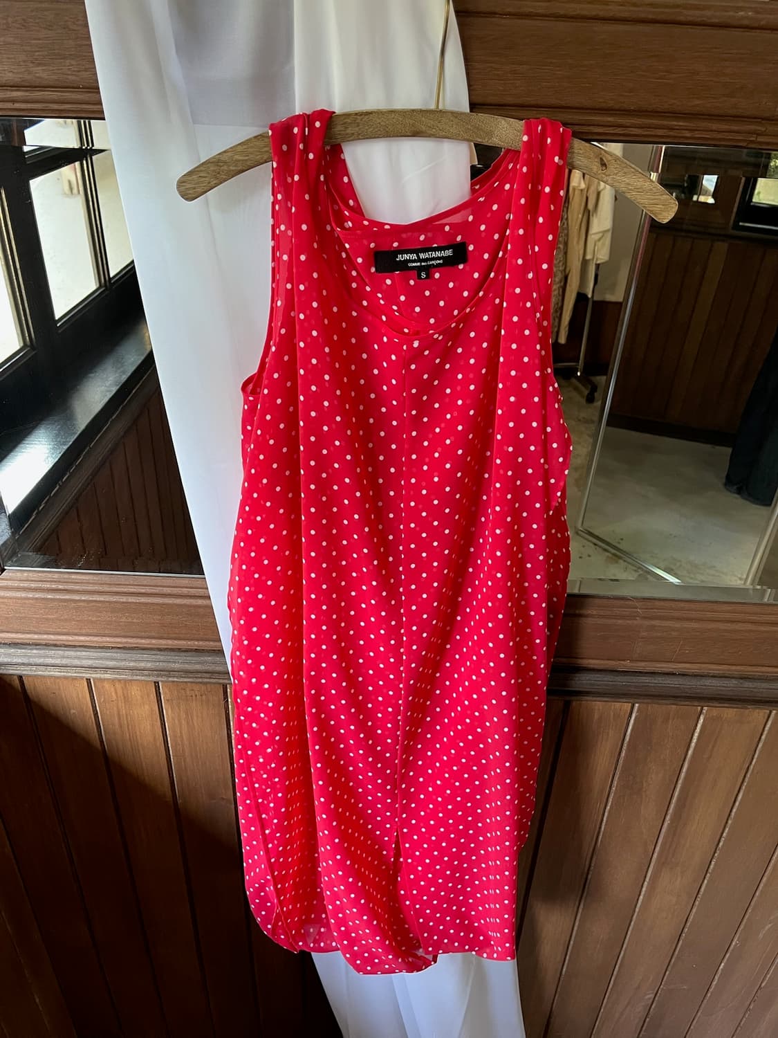 JUNYA WATANABE dot red dress 상품이미지4