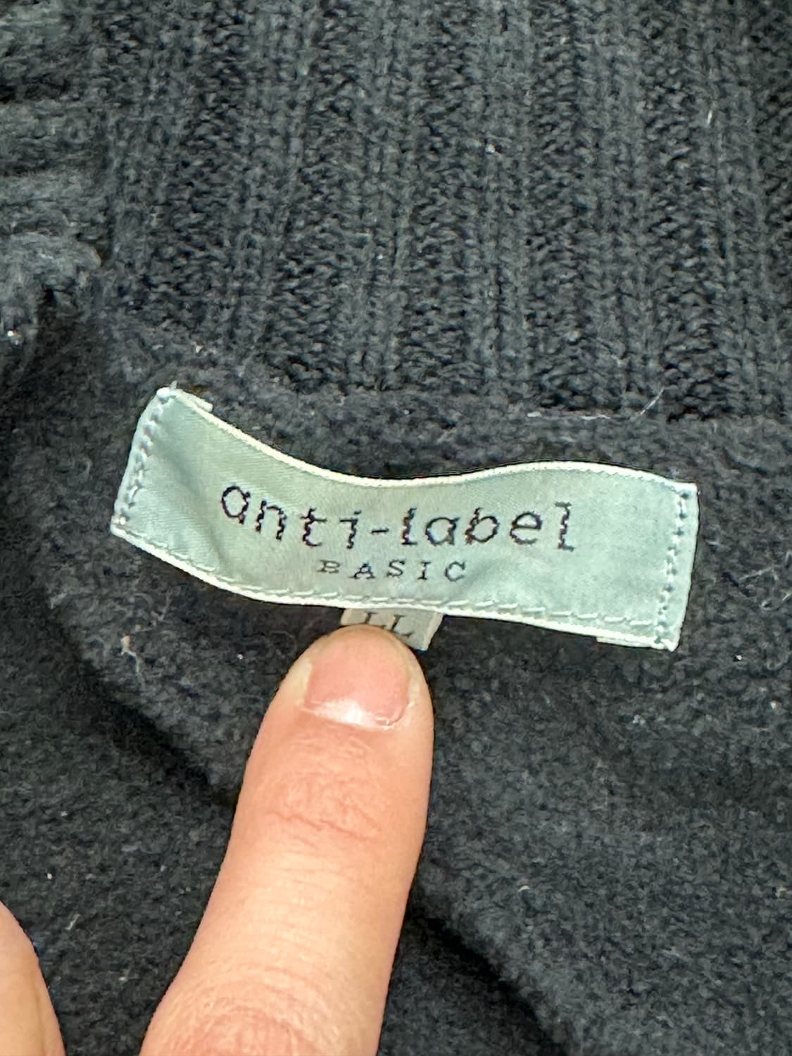 XL)anti label 빈티지 노르딕 패턴 풀집업 스웨터 상품이미지5