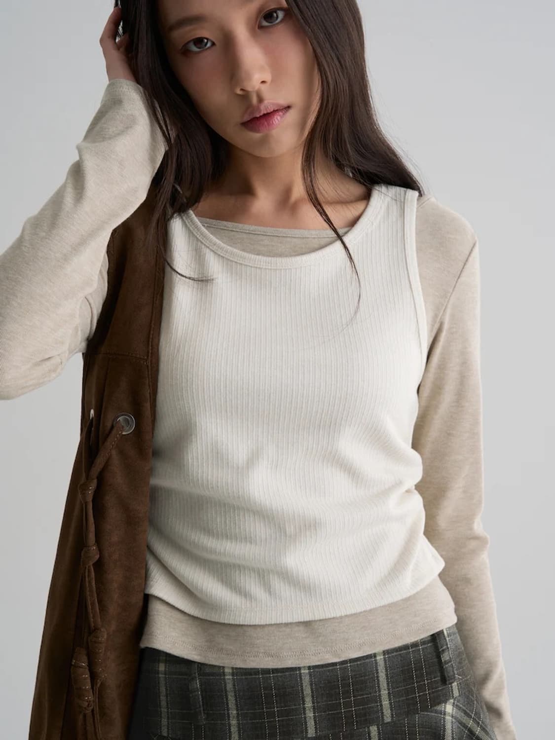 에잇세컨즈 레이어드 긴소매 티셔츠 상품이미지1