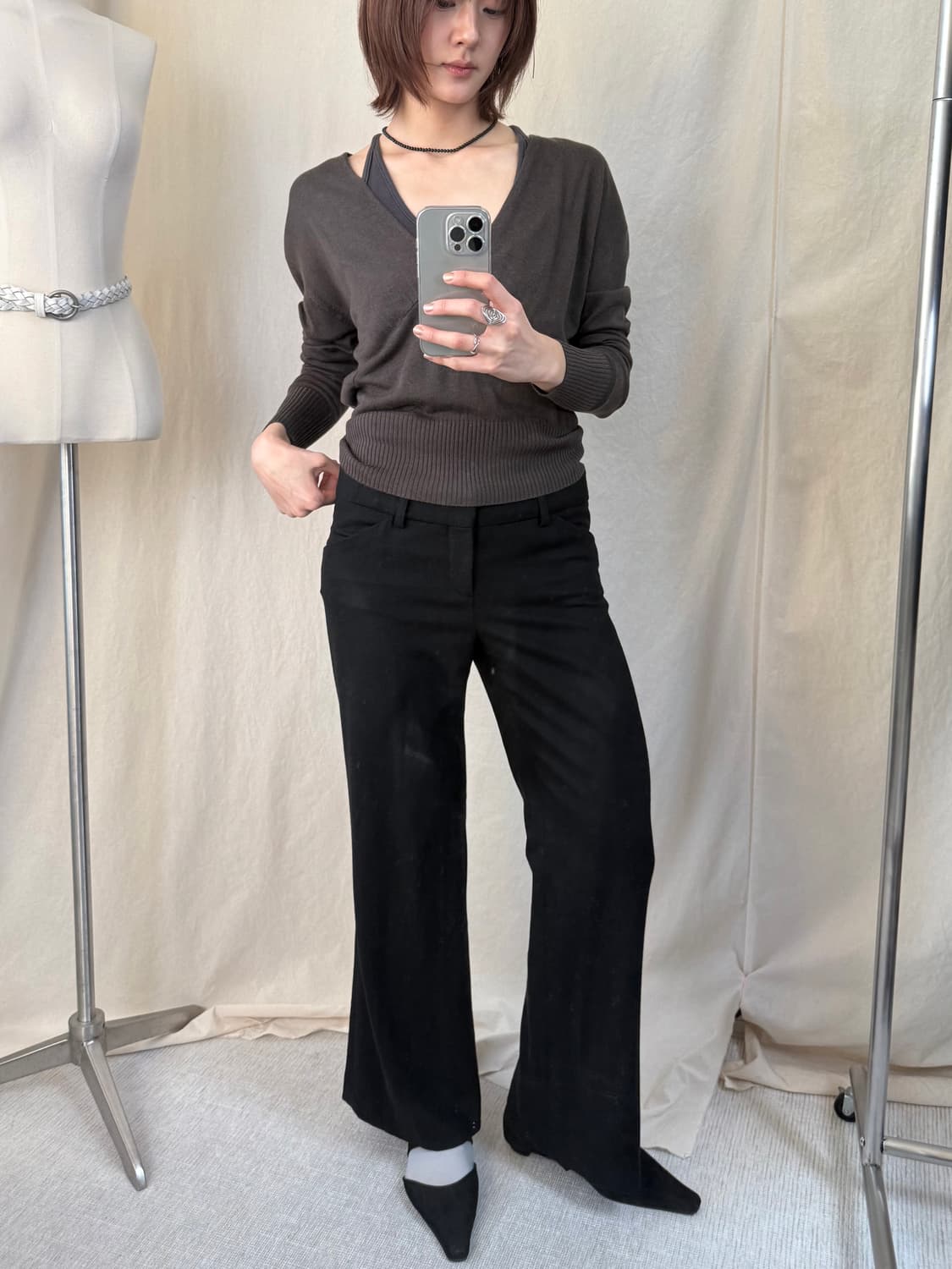 [로로피아나 원단] K.T 캐시미어 블렌드 울 슬랙스 상품이미지3