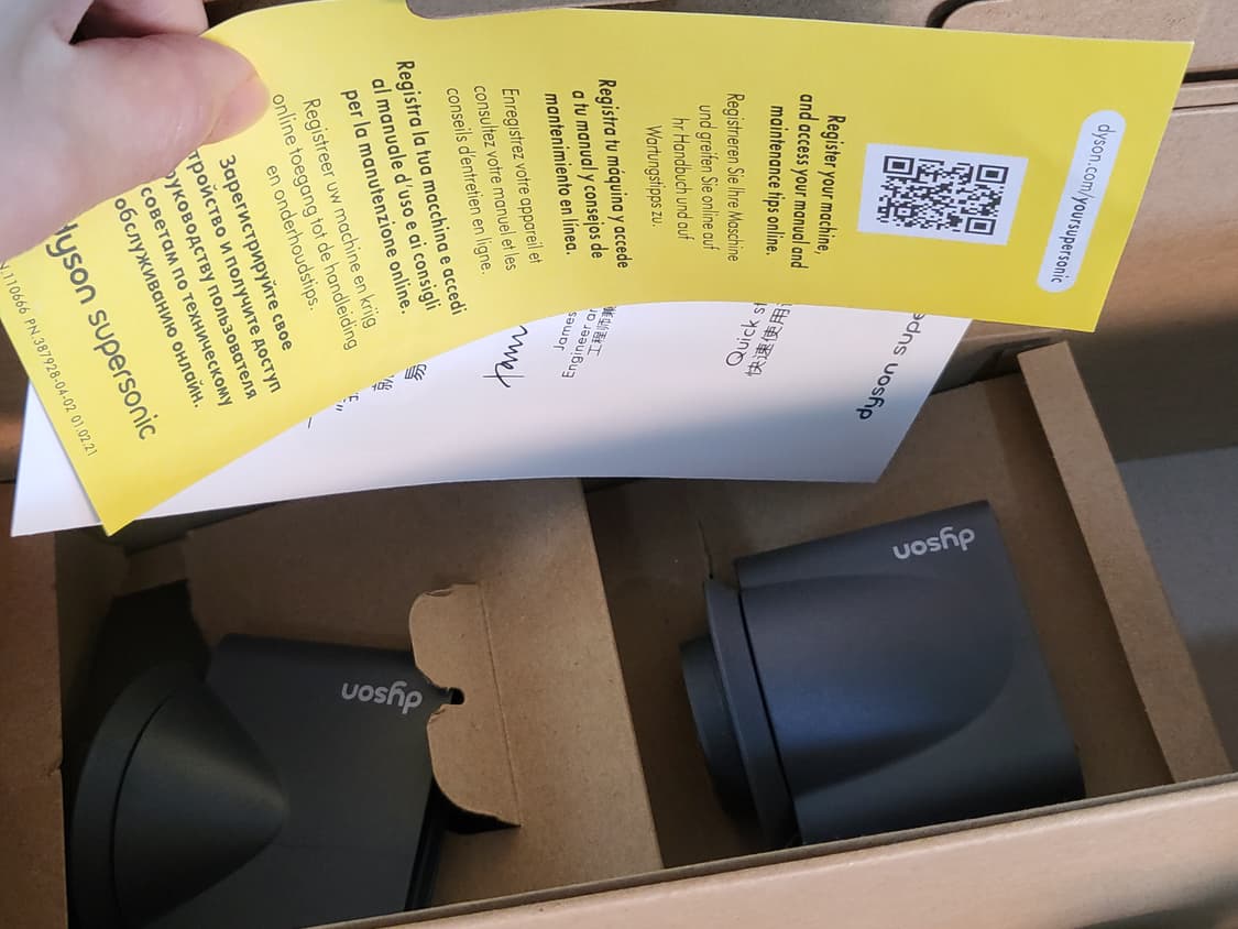 다이슨 슈퍼소닉 HD15 미개봉 풀박스새상품+정품거치대 상품이미지9