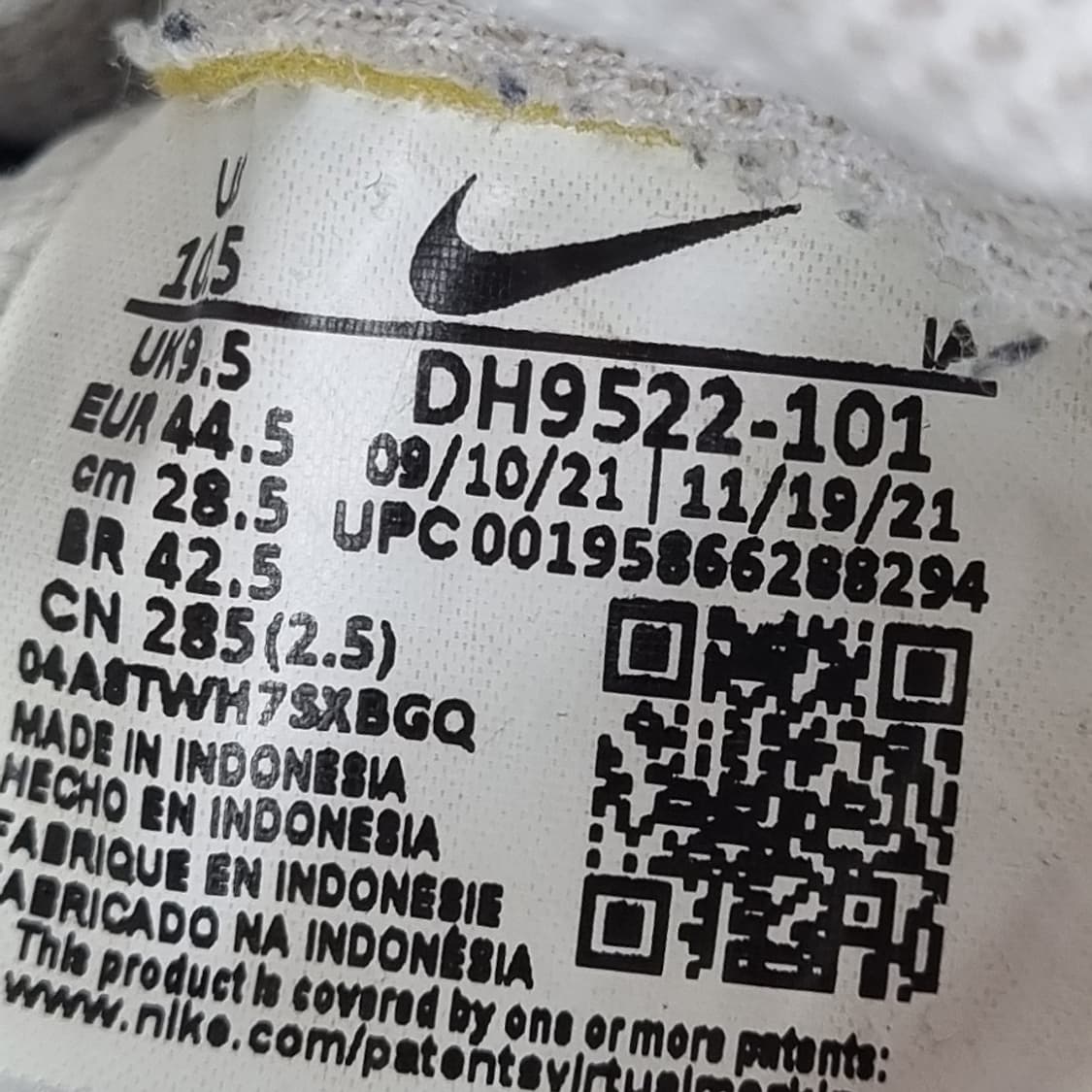 나이키 와플데뷰 남성운동화285 상품이미지6