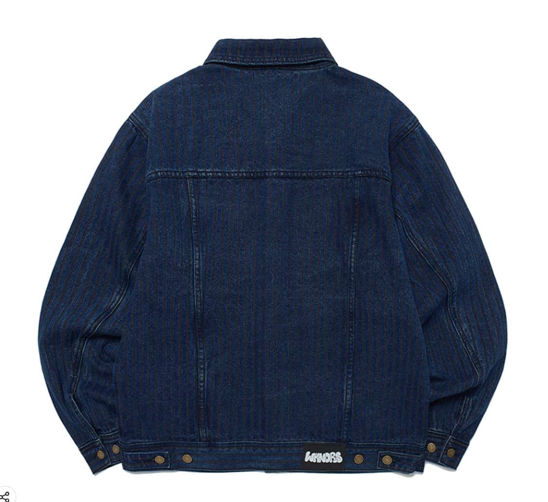 위캔더스 스트라이프 데님 트러커 자켓 상품이미지2