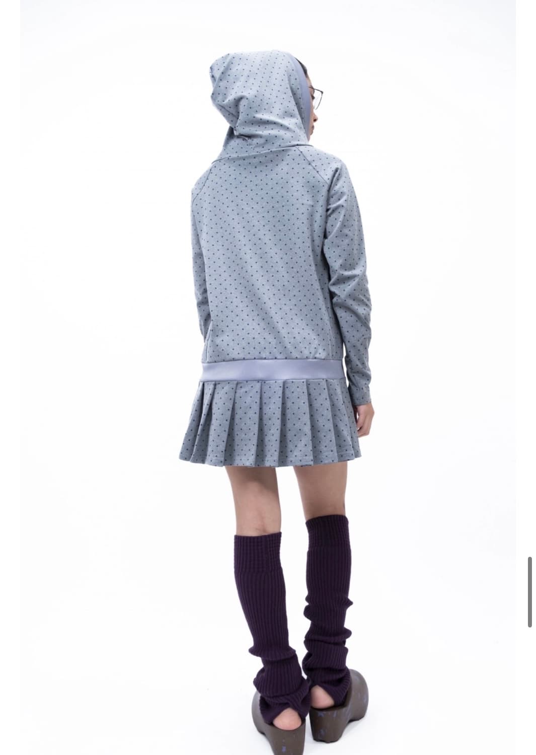 샬롬클럽 MOLA DOT HOODY DRESS  상품이미지2