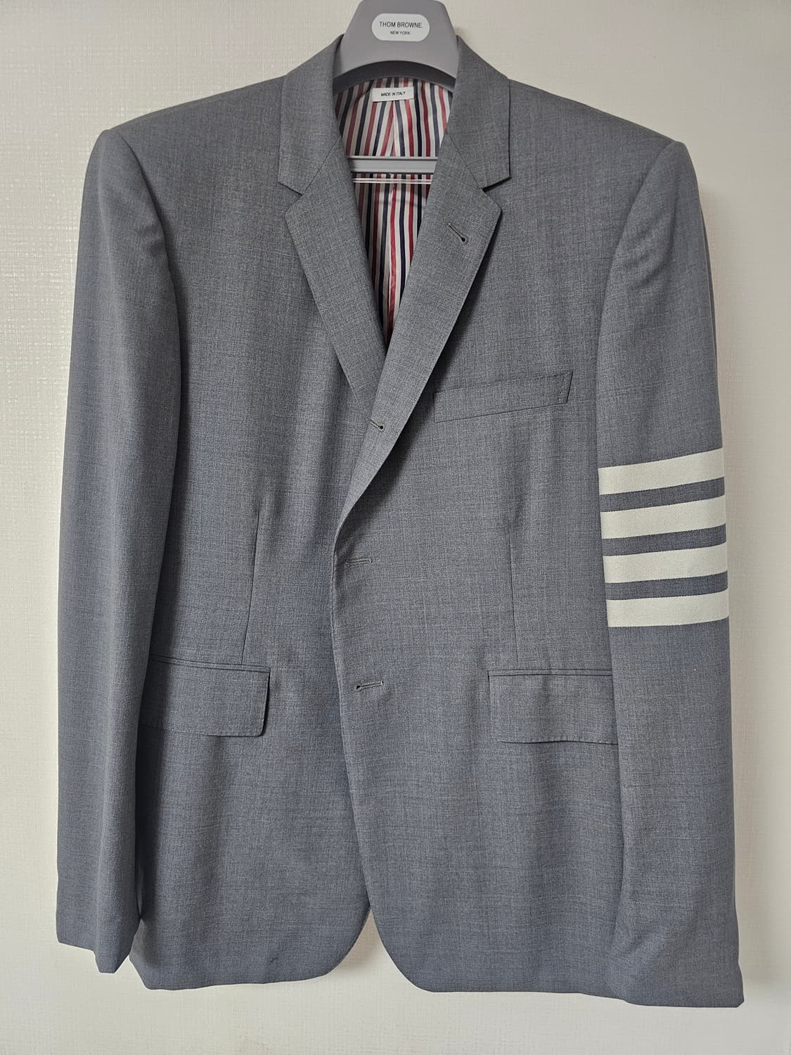 톰브라운 사선완장 플레인위브 울 쟈켓(4/오케이몰정품) 상품이미지2